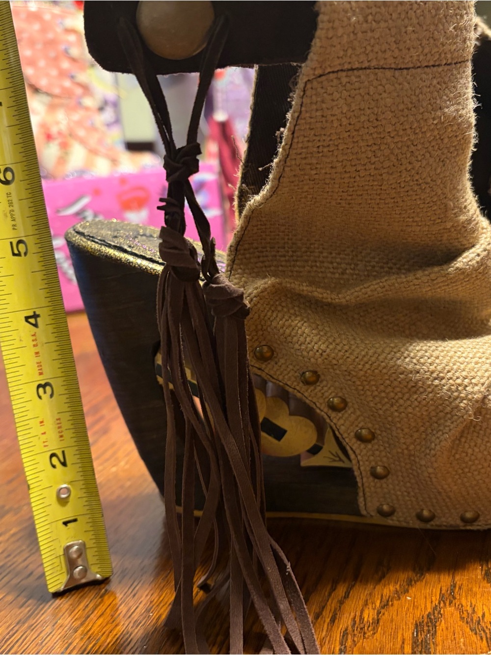Irregular Choice NIB Woodstock natural 39.5/8.5 - Picture 4 of 7